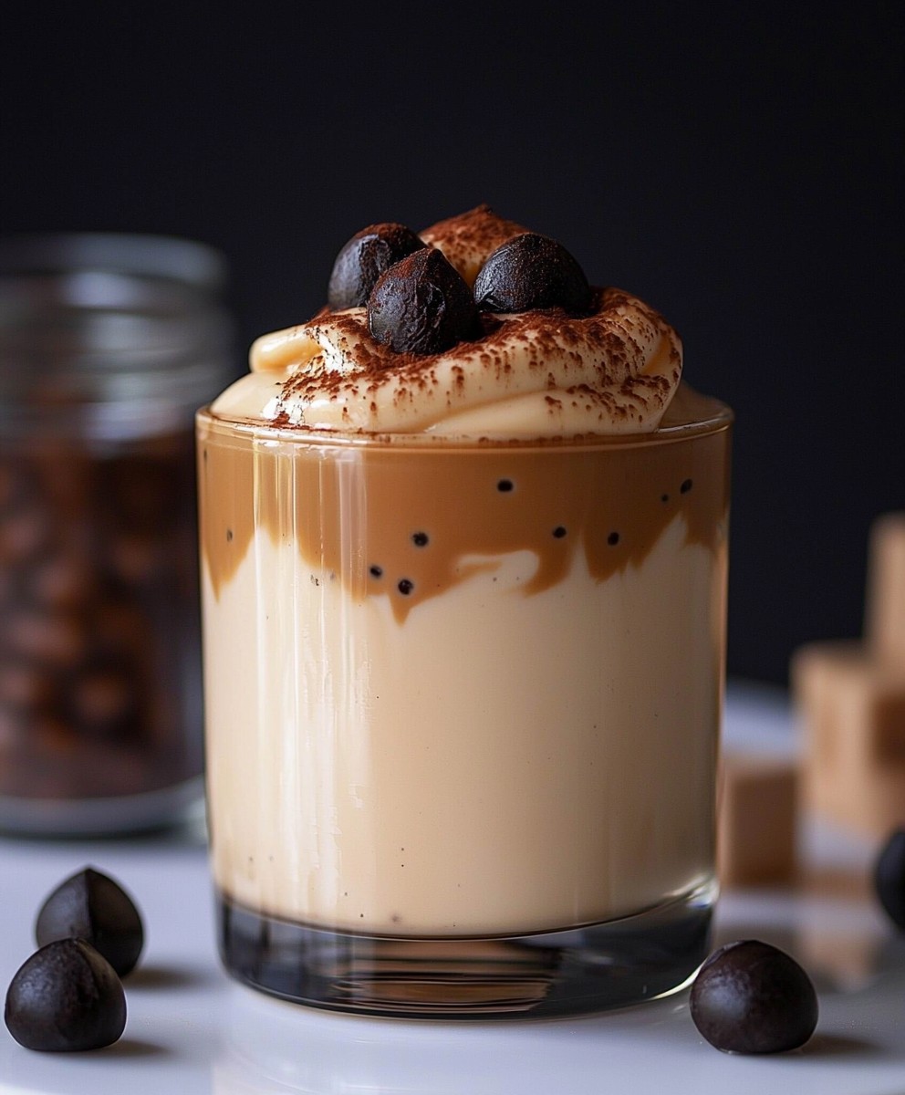 Dalgona Kaffee cremig