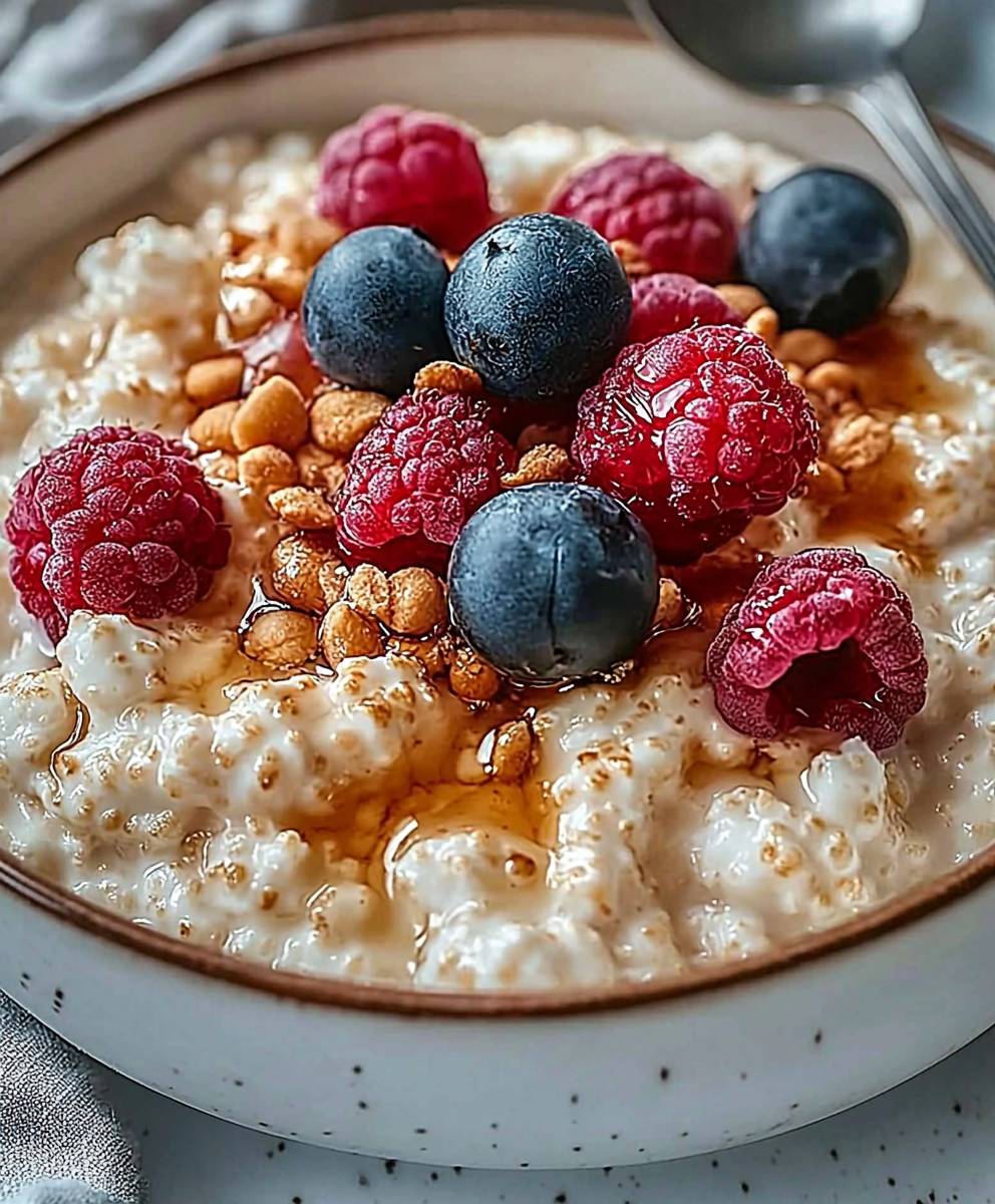 Protein Porridge mit Quark