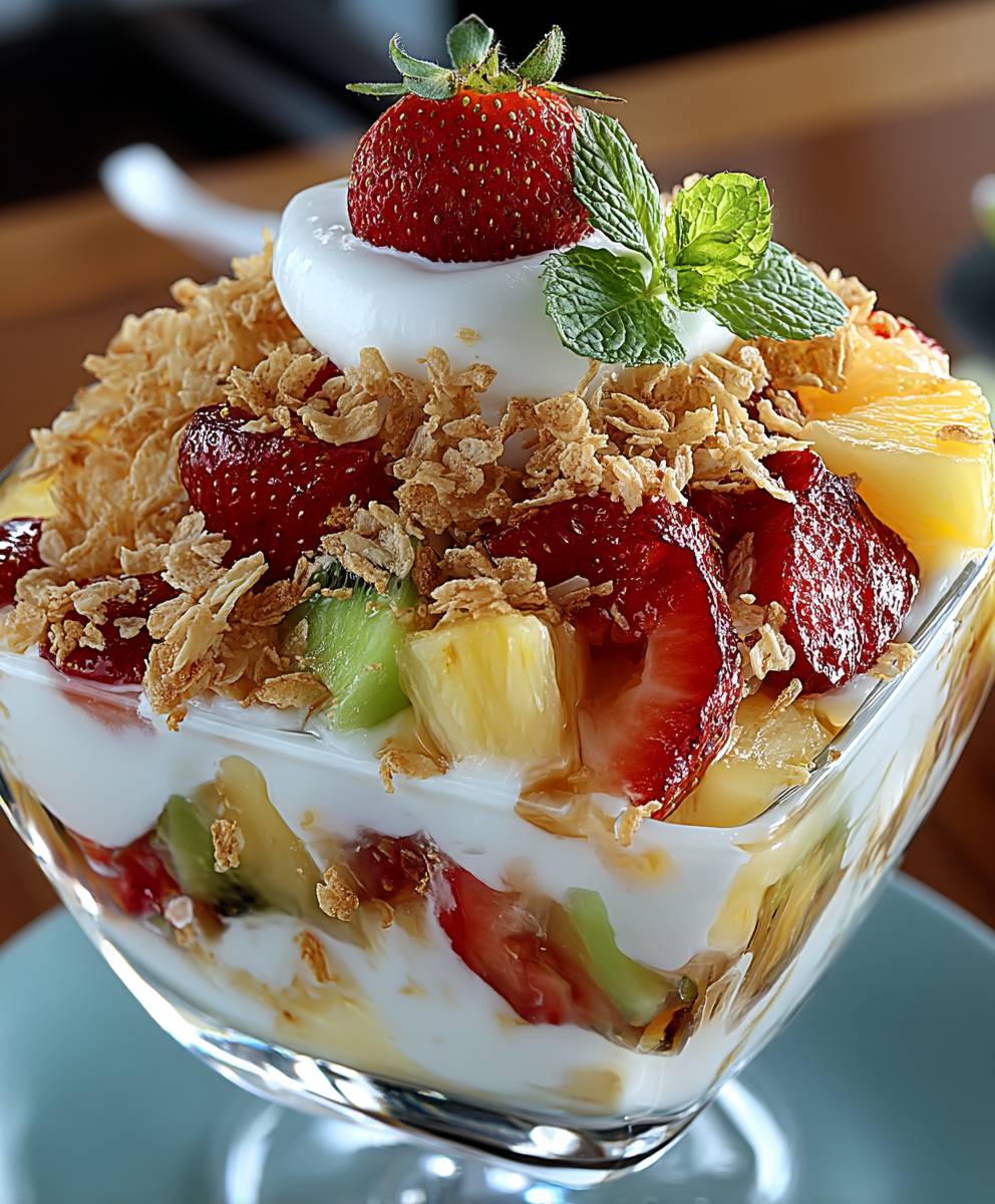 Hawaiianischer Käsekuchen Salat