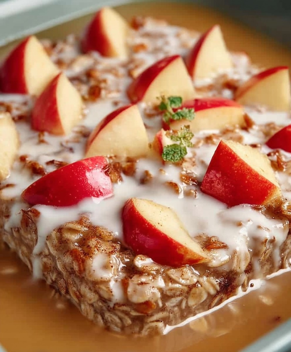 Apfel Zimt Gebackener Haferbrei