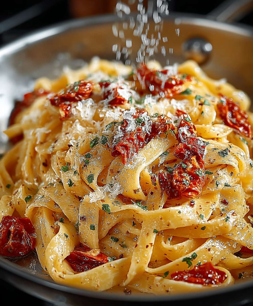 Sonnengetrocknete Tomaten Pasta
