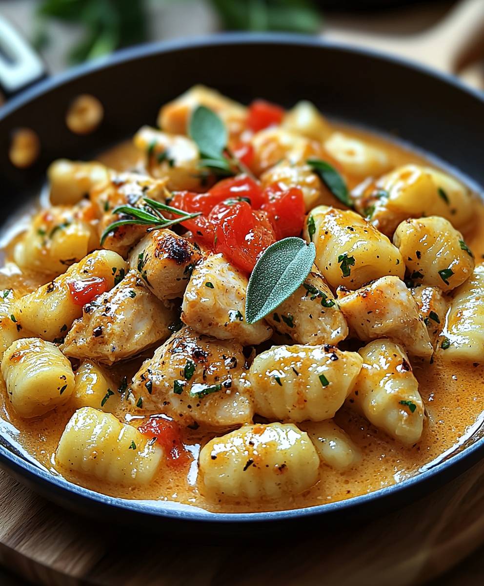 Gnocchi Pfanne mit Huhn