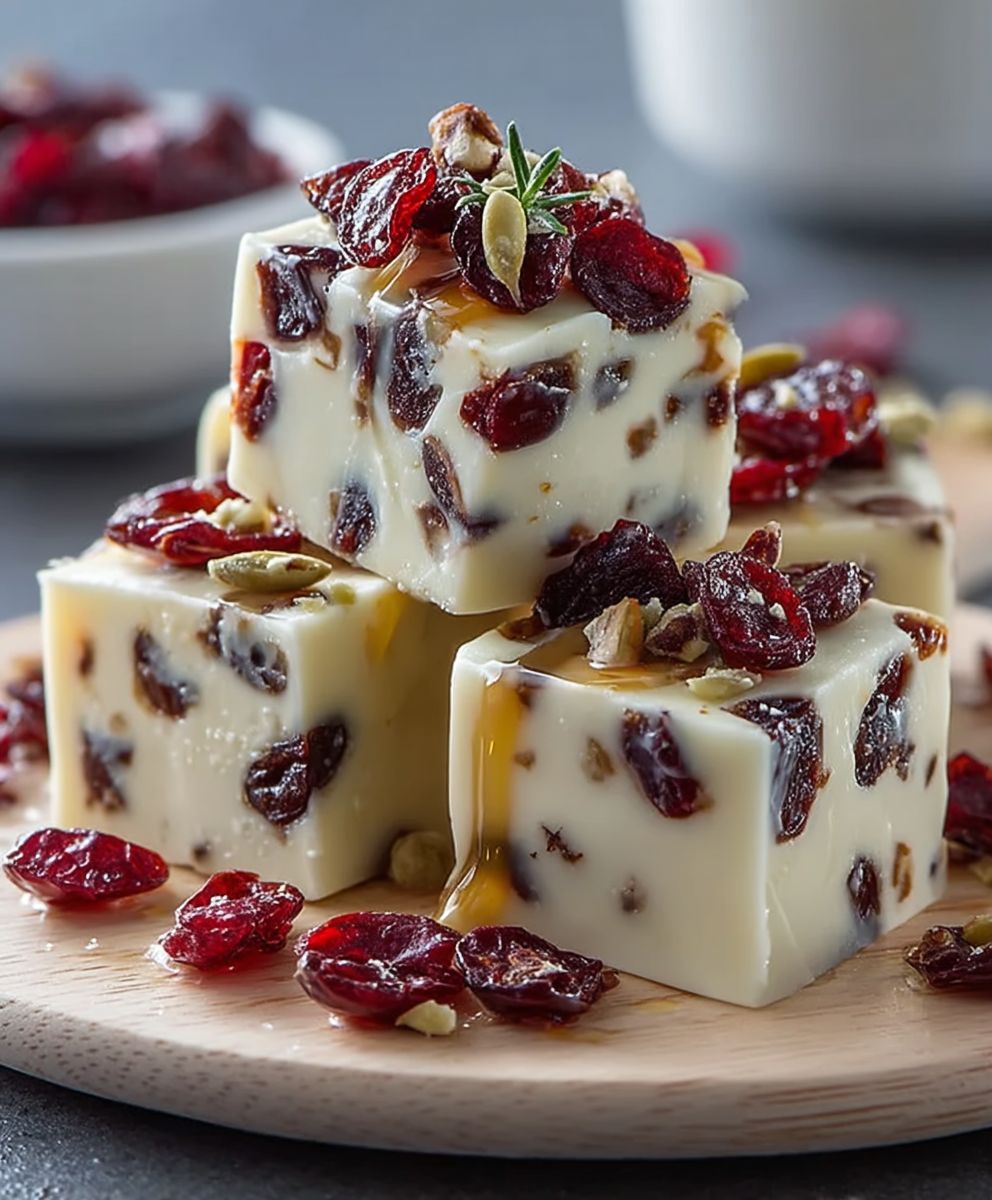 Cranberry Weiße Schokolade Karamell