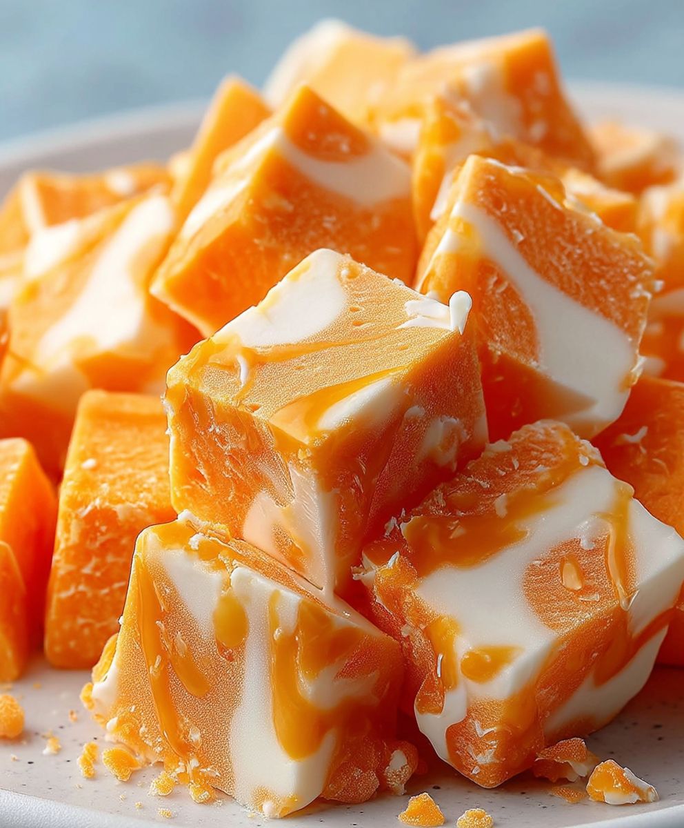 Orange Creme Zapfen Karamell