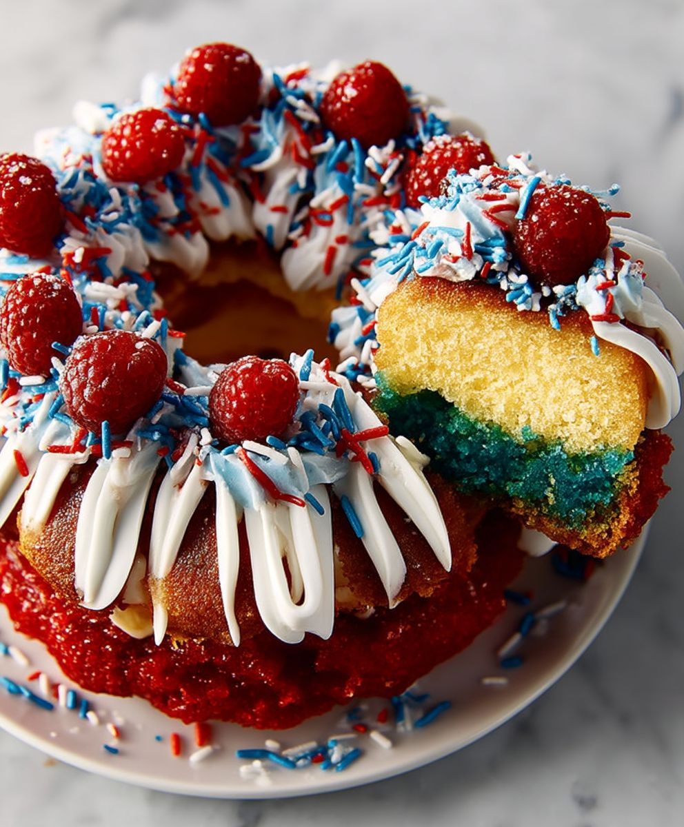 Zitronen Beeren Torte backen
