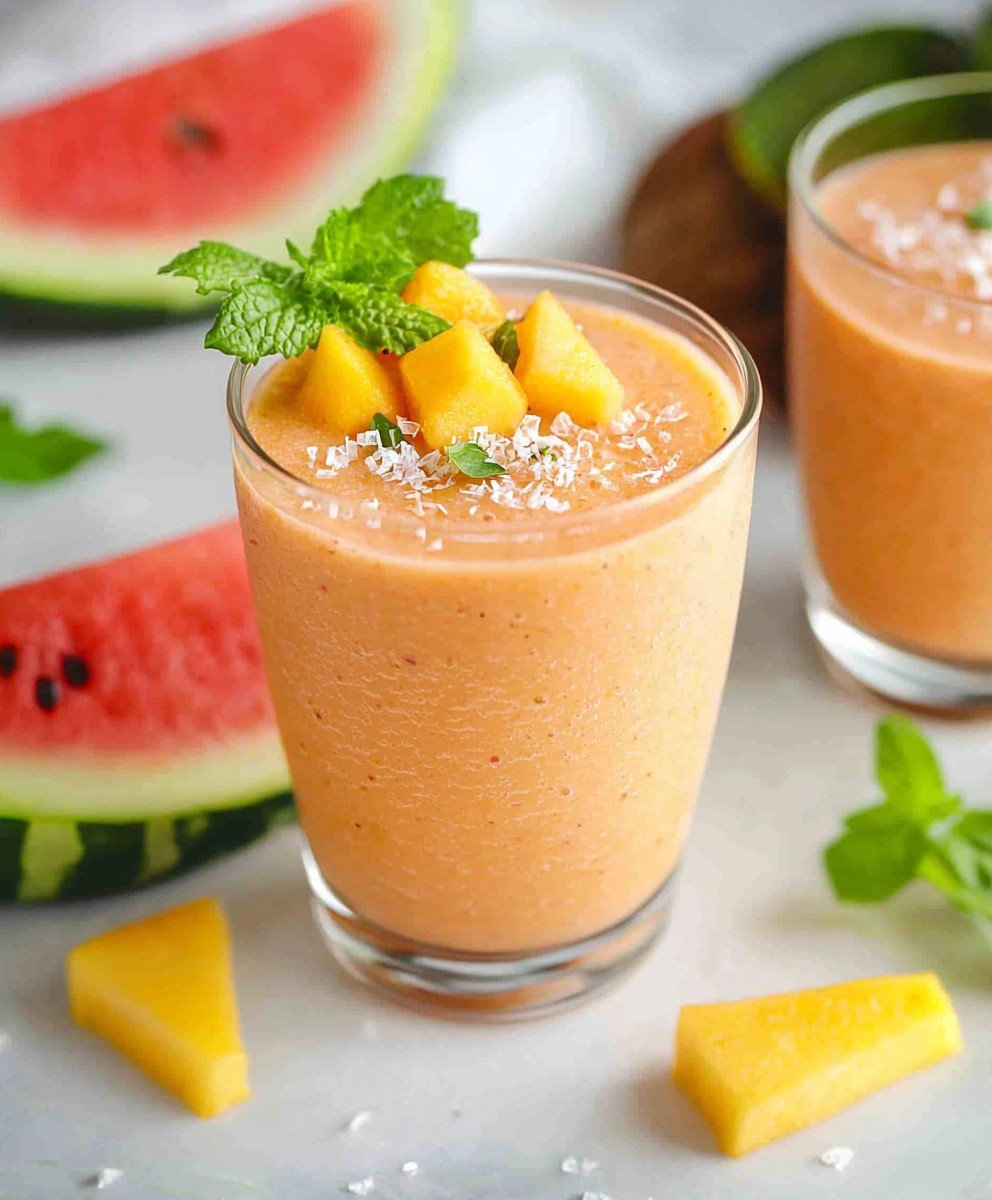Wassermelone Mango Smoothie