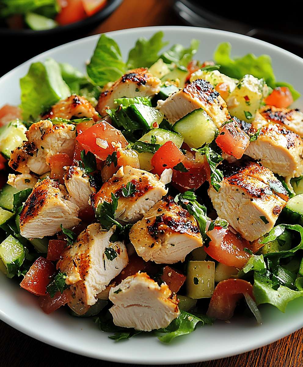 Hähnchen Salat zubereiten