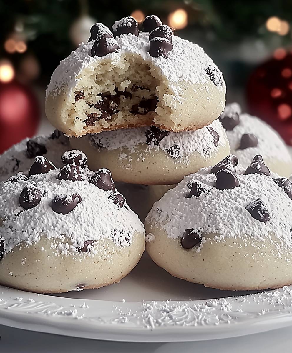 Erdnussbutter Schoko Schneeballkekse