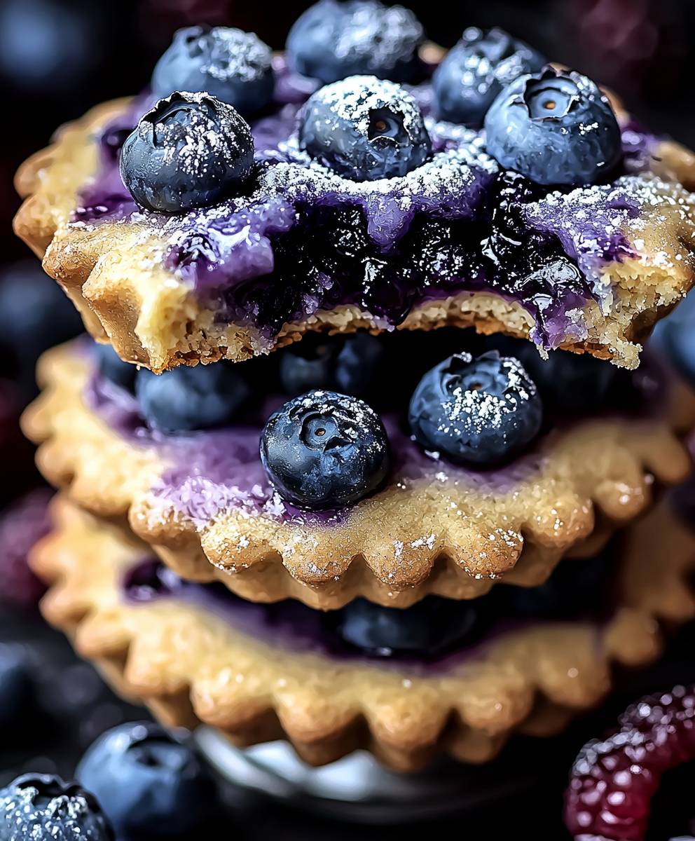 Blaubeerkuchen Plätzchen backen