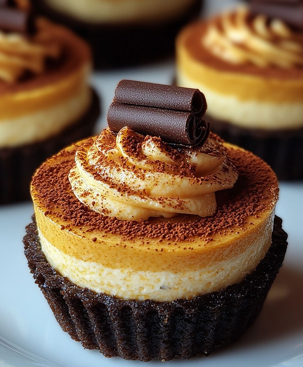 Kürbis Käsekuchen Mini