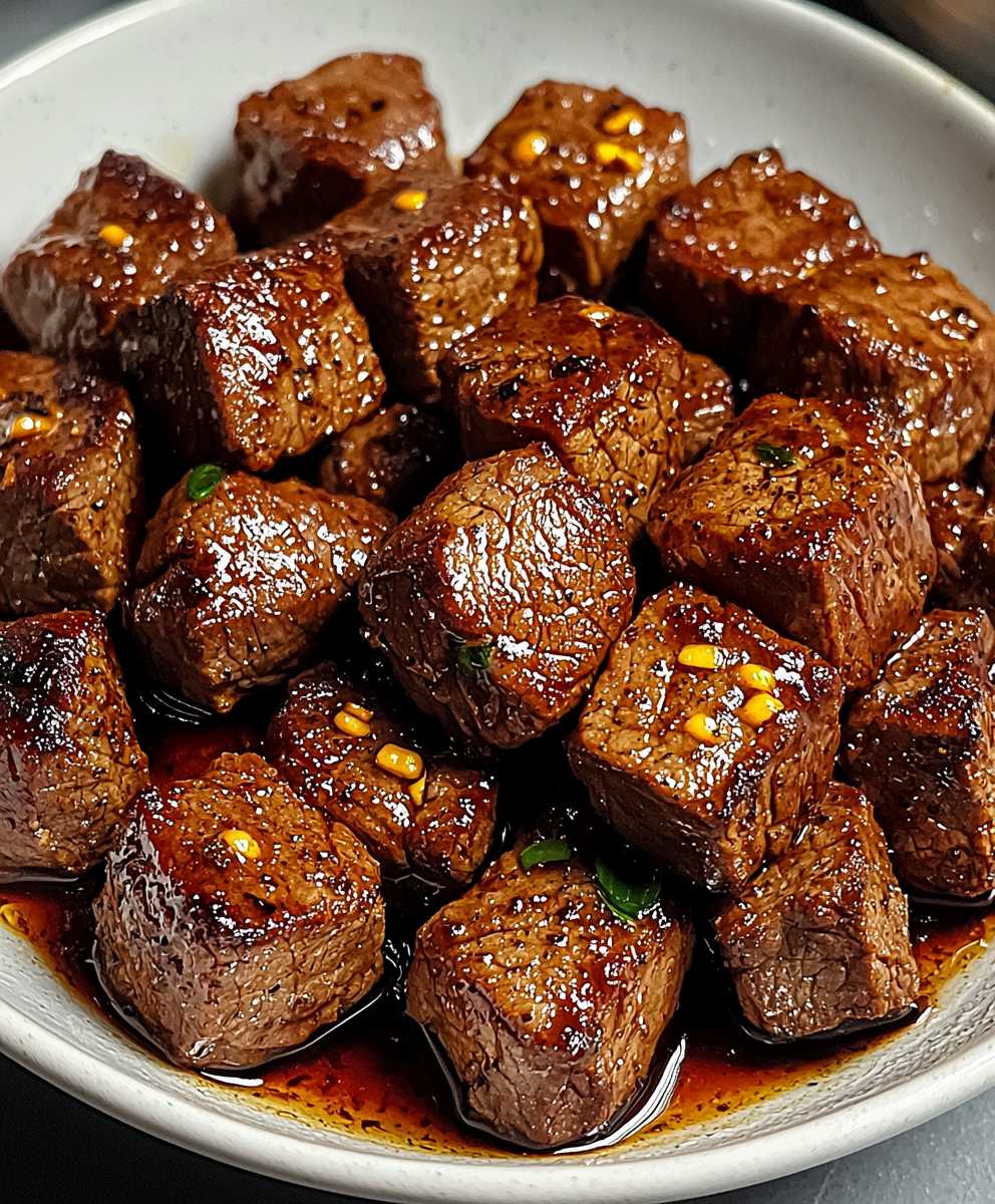 Heißluftfritteuse Steak Häppchen