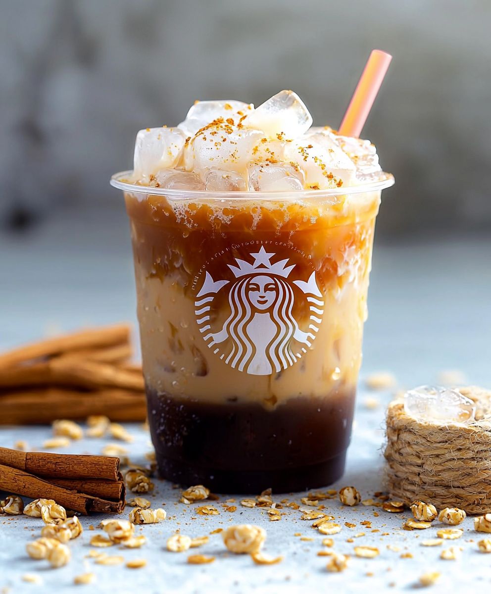 Eisgekühlter Horchata Hafermilch Espresso