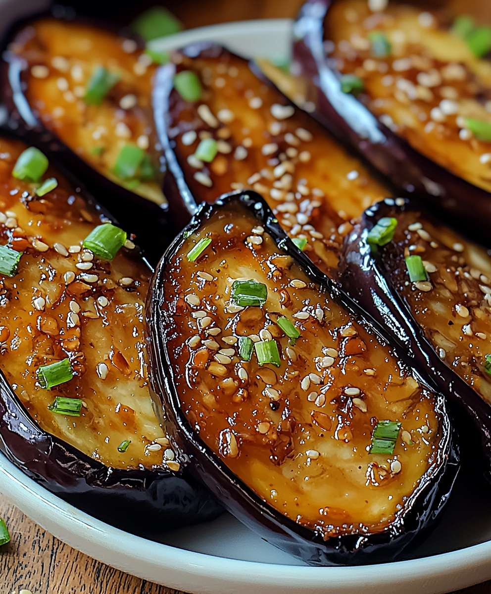 Gebackene Aubergine einfach