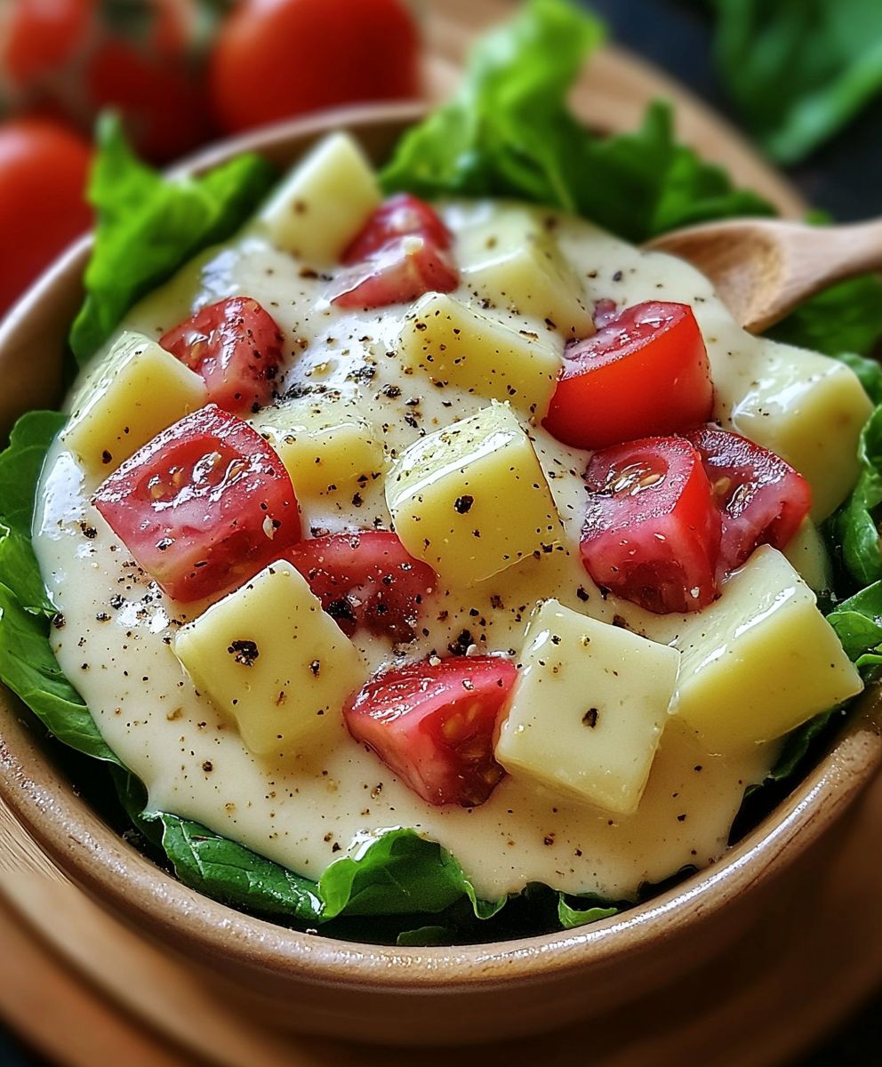Parmesan Salatdressing selber machen