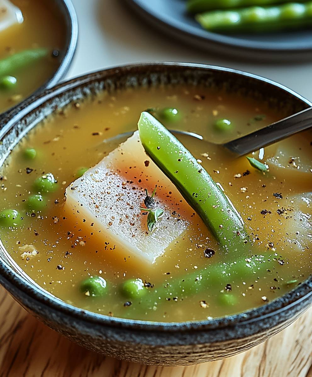 Zuckerschoten Suppe