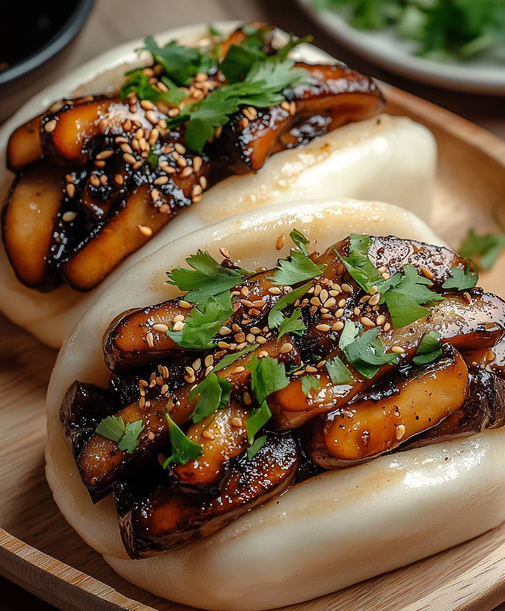Pilz Bao Brötchen