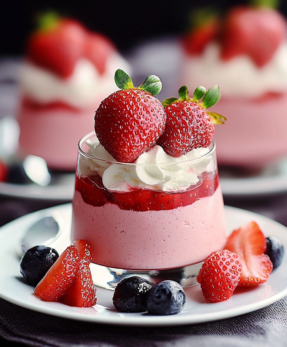 Erdbeermousse selber machen