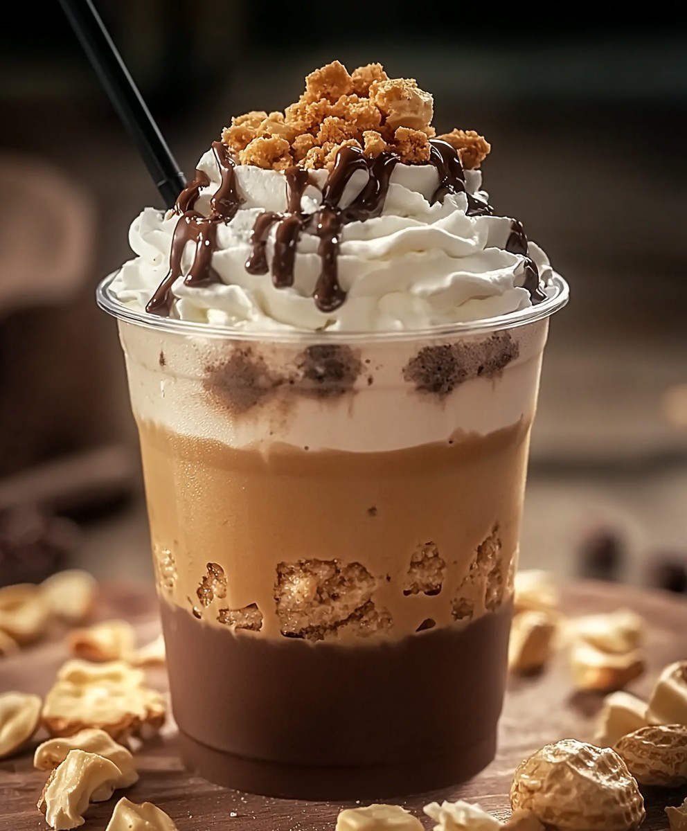 Erdnussbutter Frappuccino selber machen