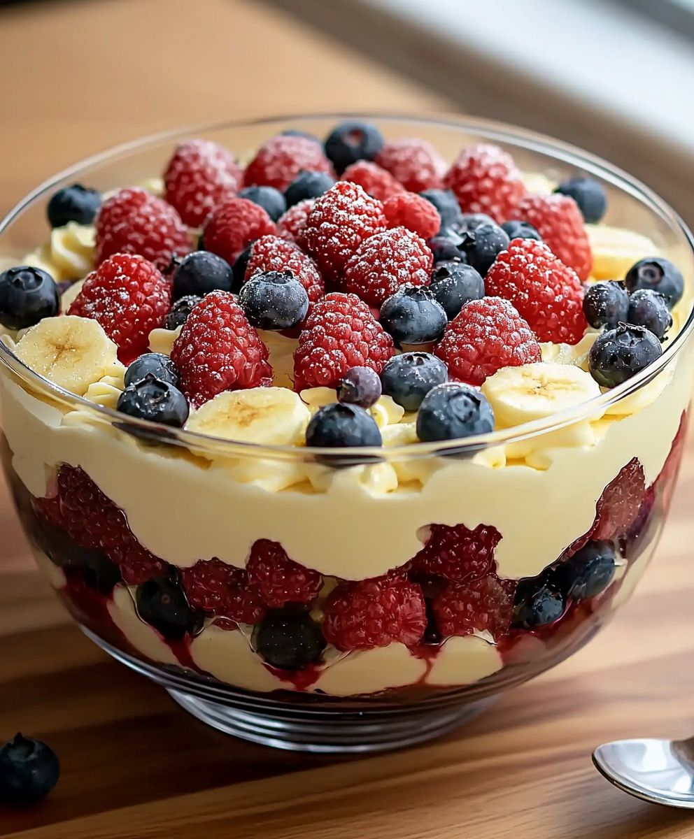 Trifle Vanille Beeren
