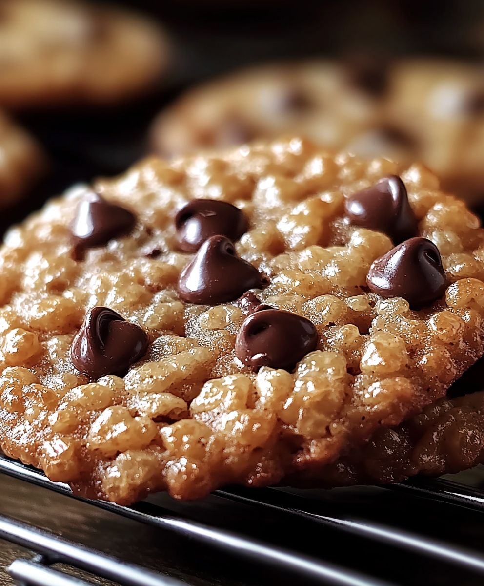 Reis Krispie Schoko Kekse