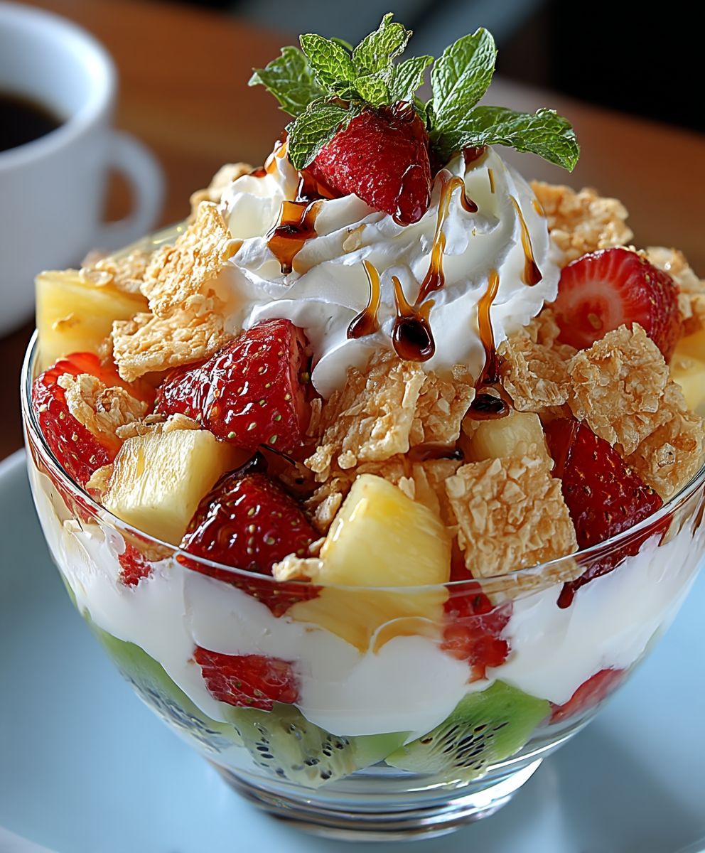 Hawaiianischer Käsekuchen Salat