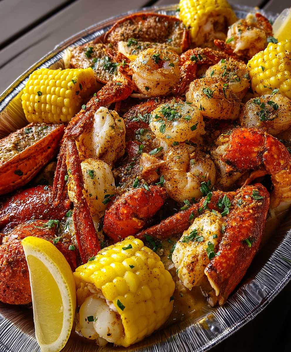 Cajun Seafood Boil Knoblauchbutter