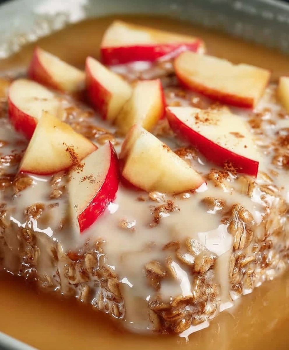 Apfel Zimt Gebackener Haferbrei