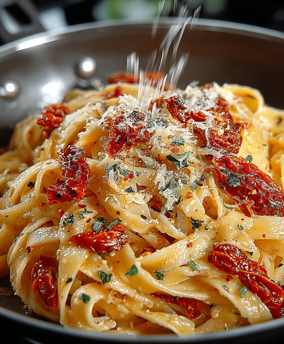 Sonnengetrocknete Tomaten Pasta