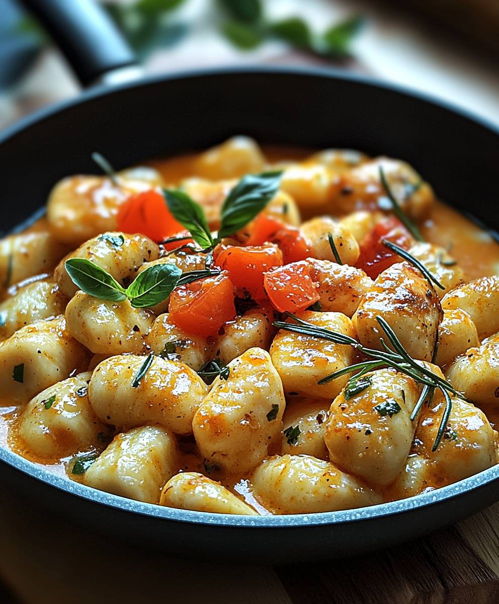 Gnocchi Pfanne mit Huhn