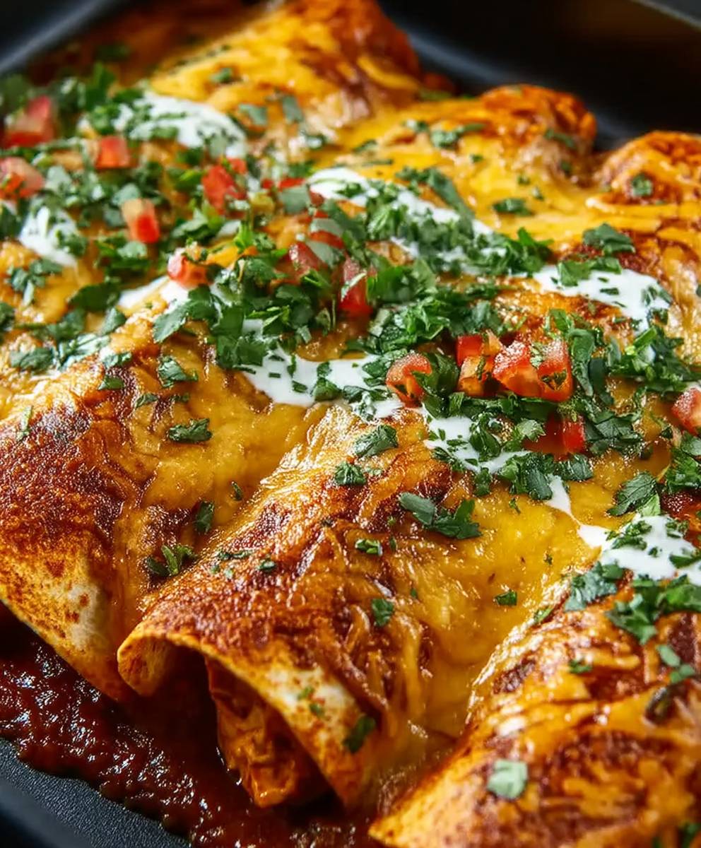 Butter Chicken Enchiladas