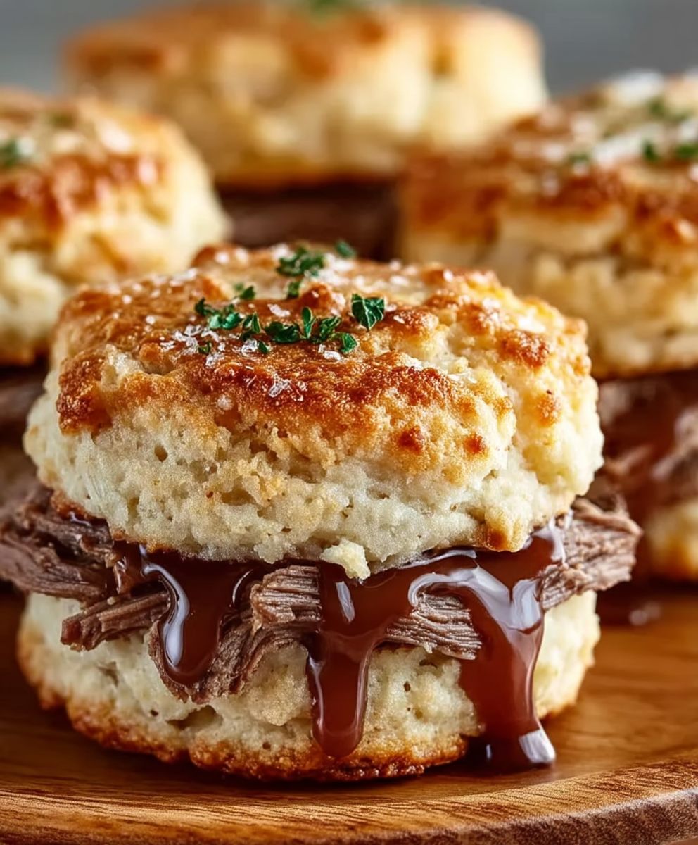 French Dip Kekse backen