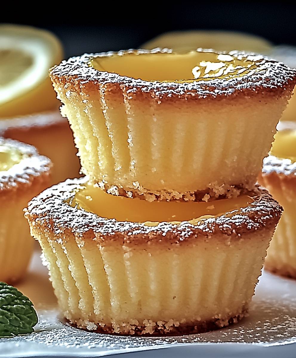 Zitronenriegel Cookie Tassen