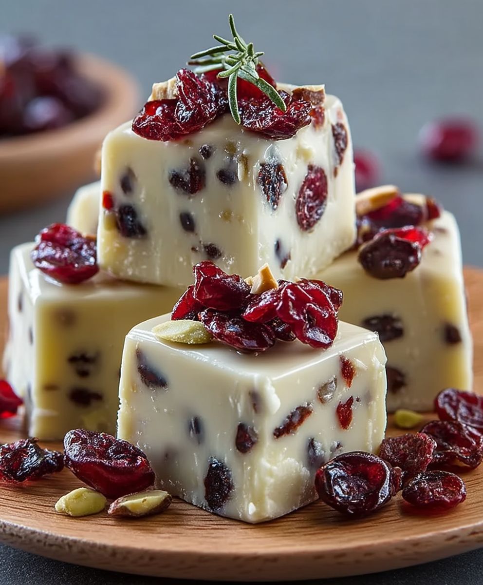 Cranberry Weiße Schokolade Karamell