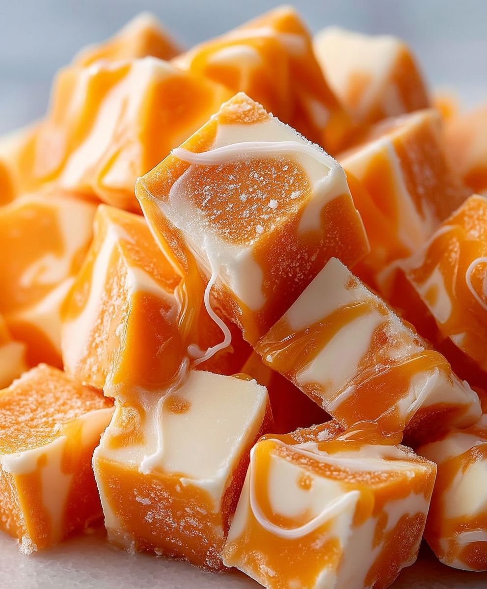 Orange Creme Zapfen Karamell