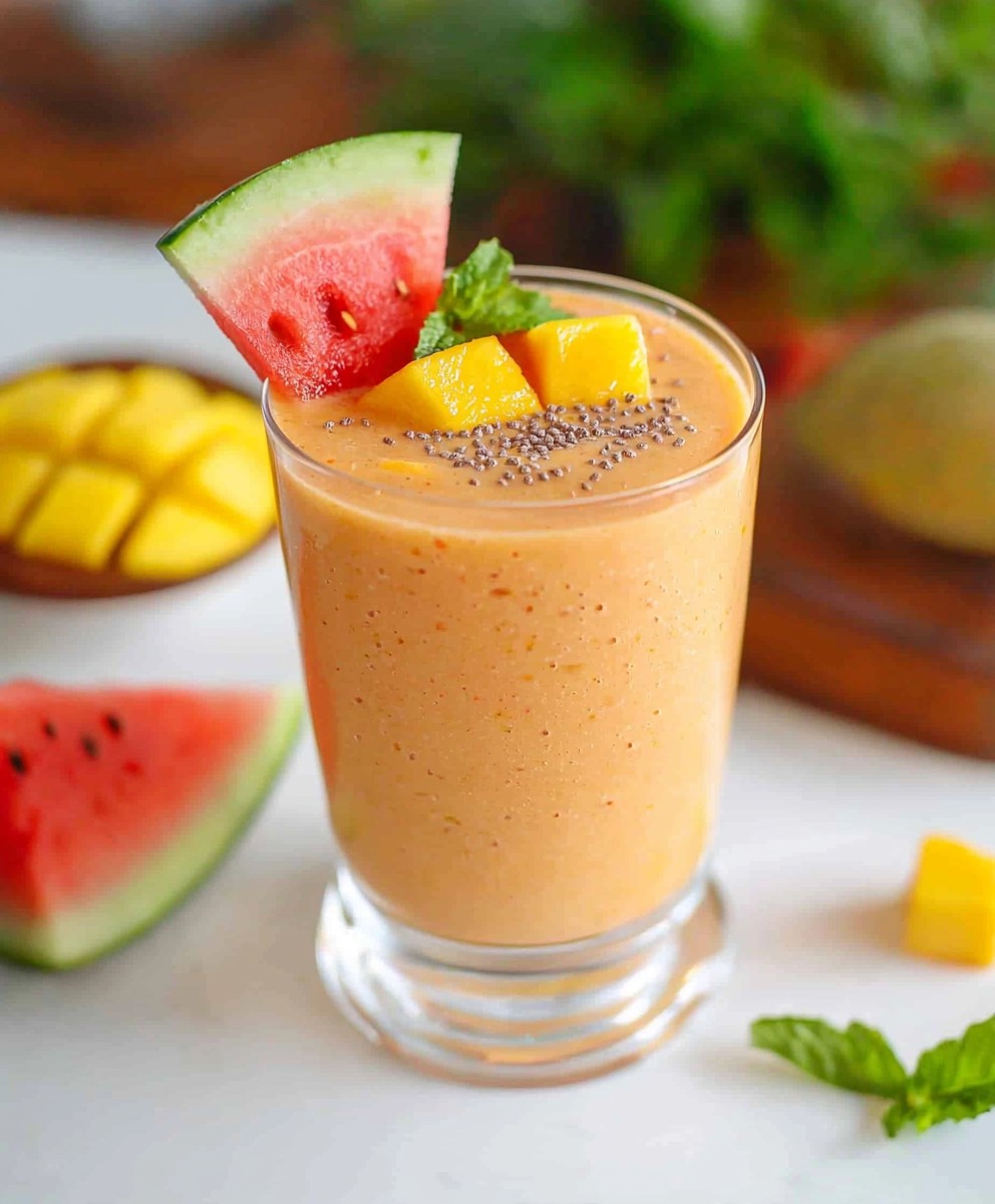 Wassermelone Mango Smoothie
