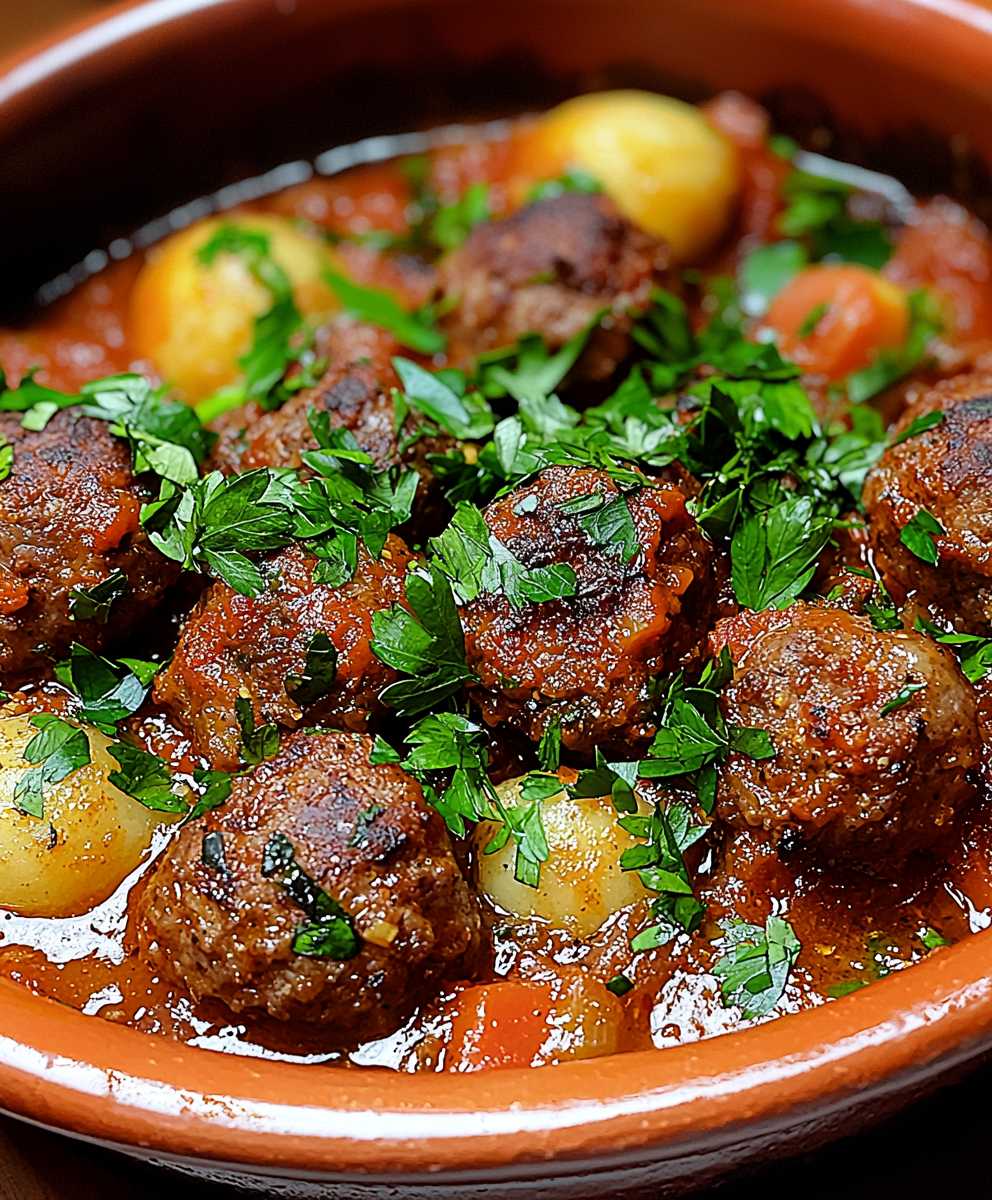 Marokkanische Frikadellen Tagine