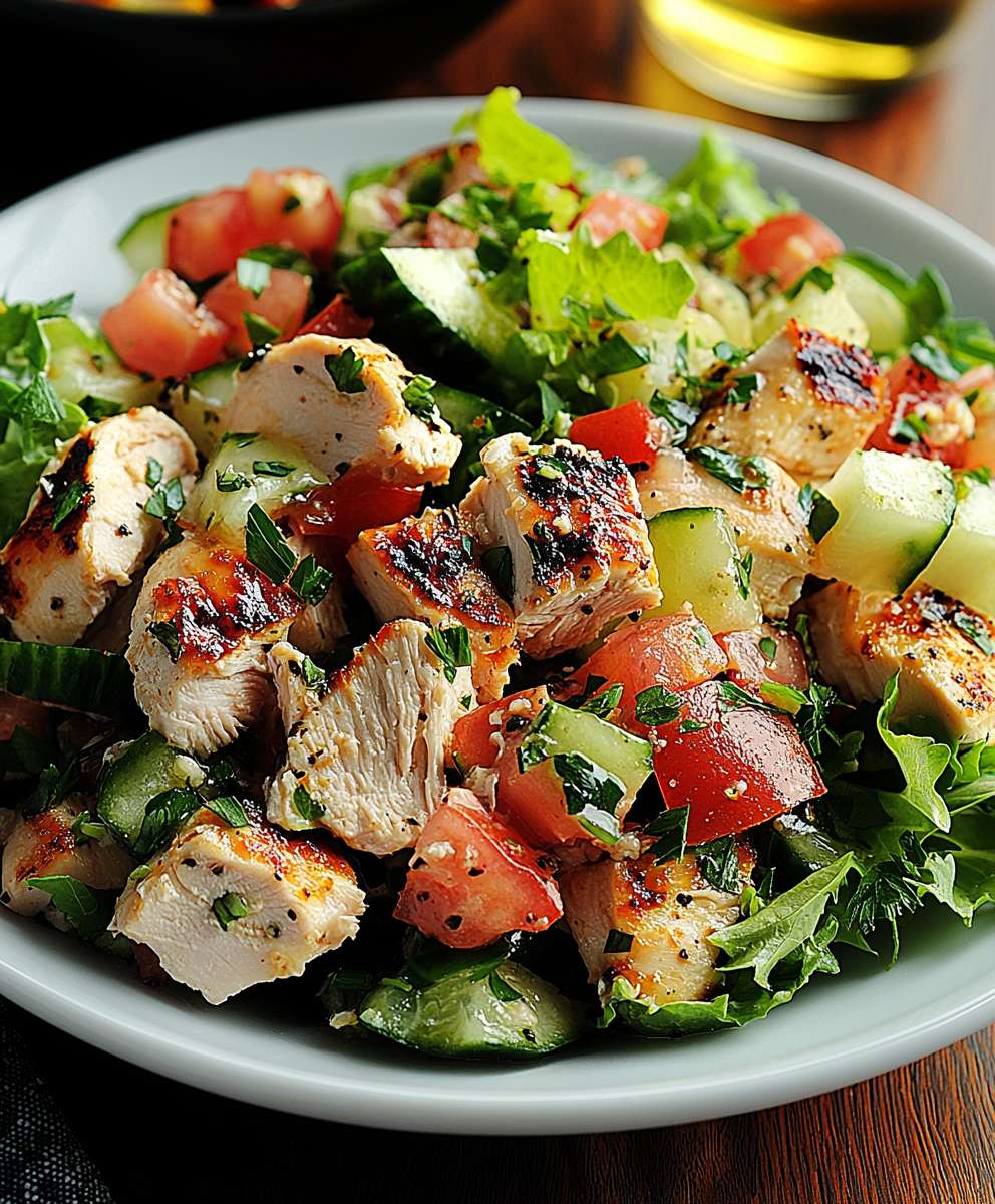 Hähnchen Salat zubereiten