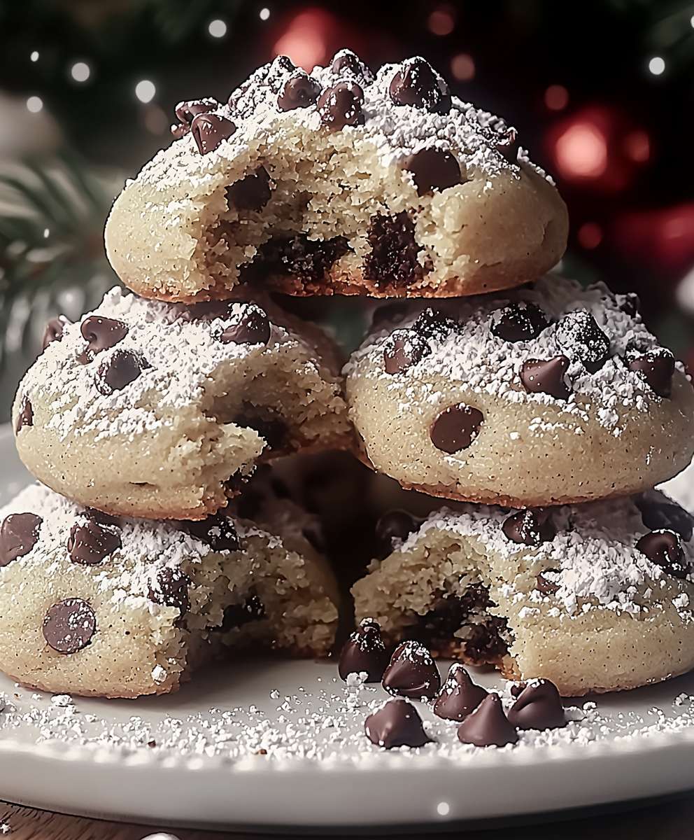 Erdnussbutter Schoko Schneeballkekse