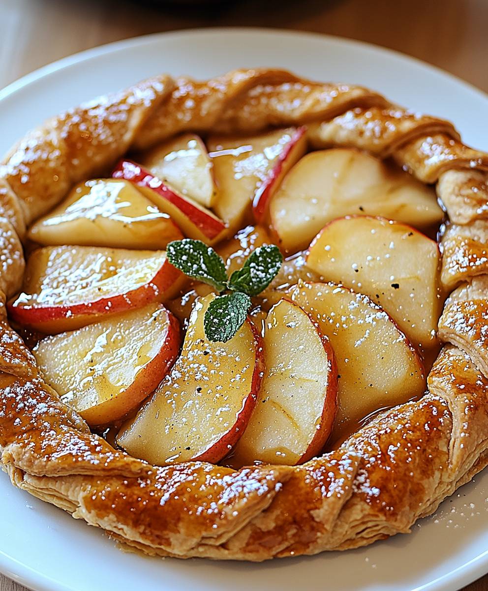 Apfel Galette backen