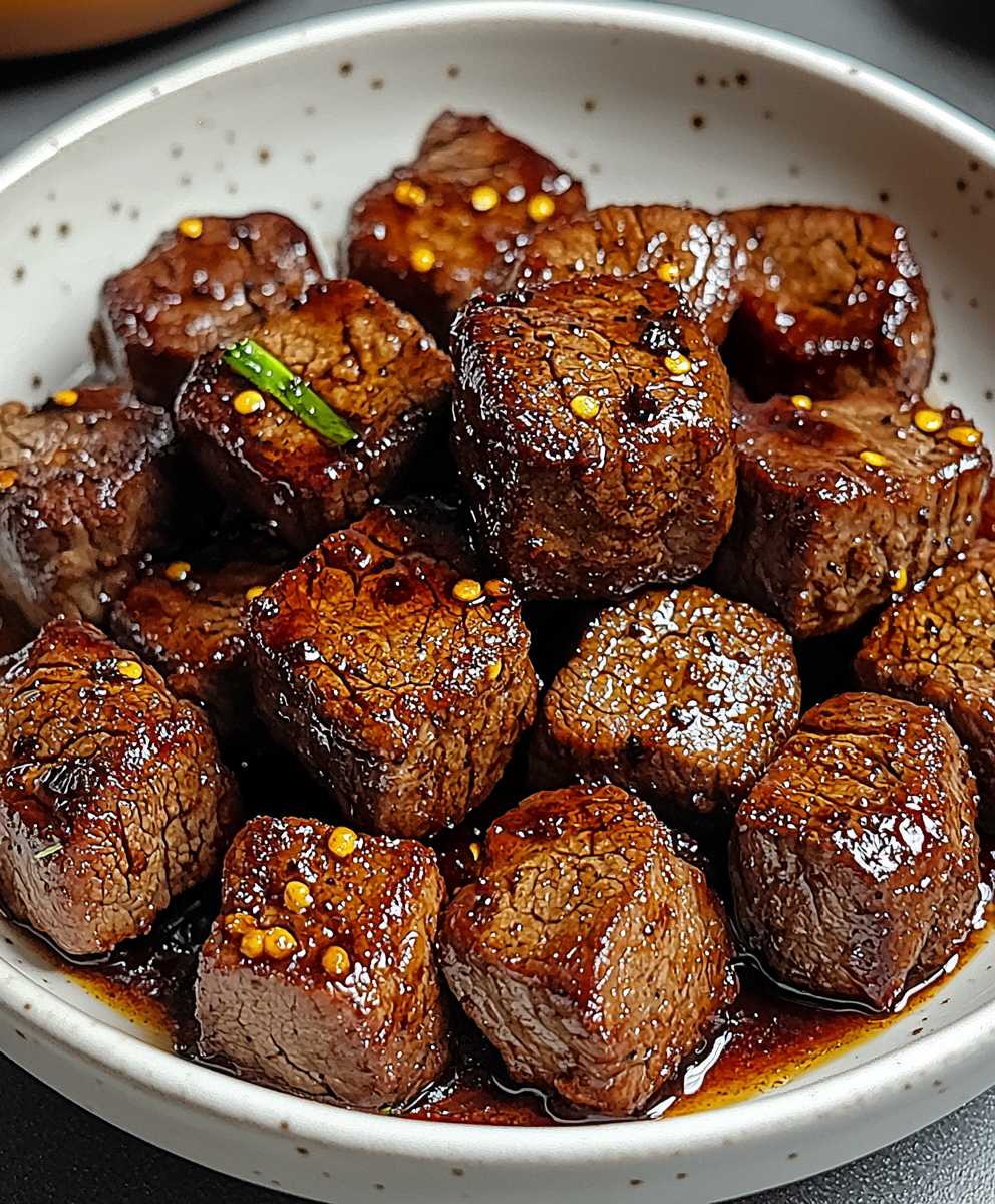 Heißluftfritteuse Steak Häppchen