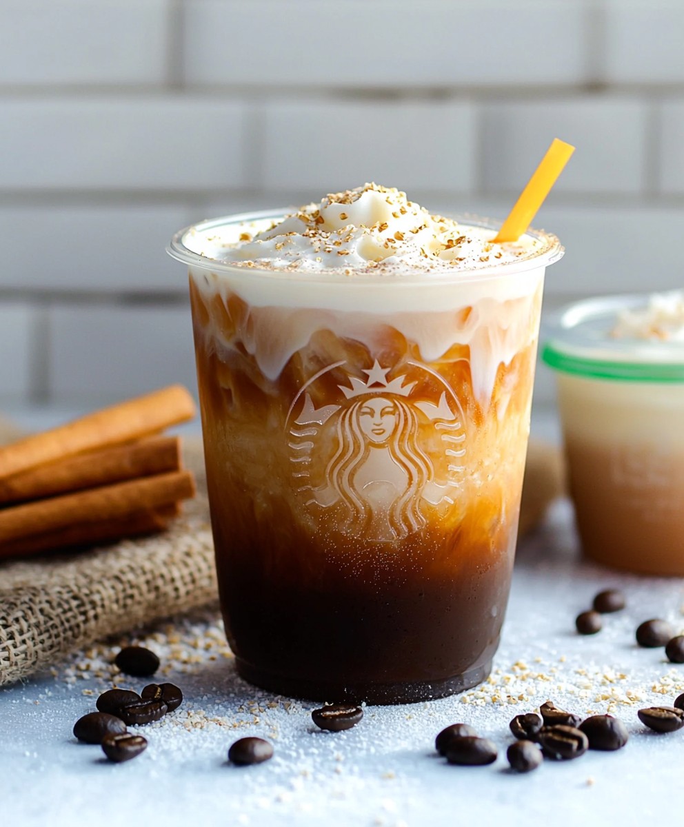 Eisgekühlter Horchata Hafermilch Espresso
