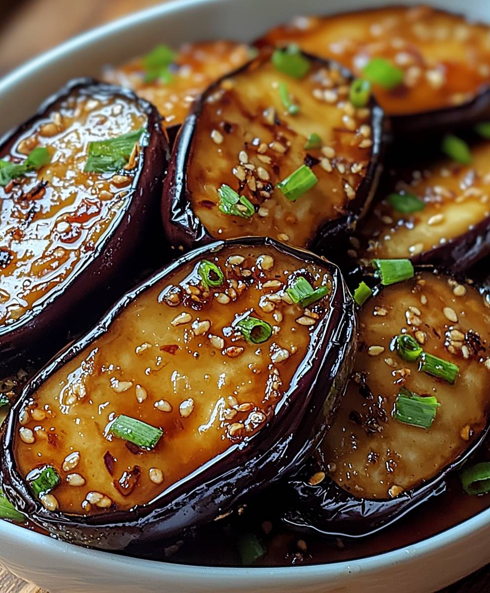 Gebackene Aubergine einfach