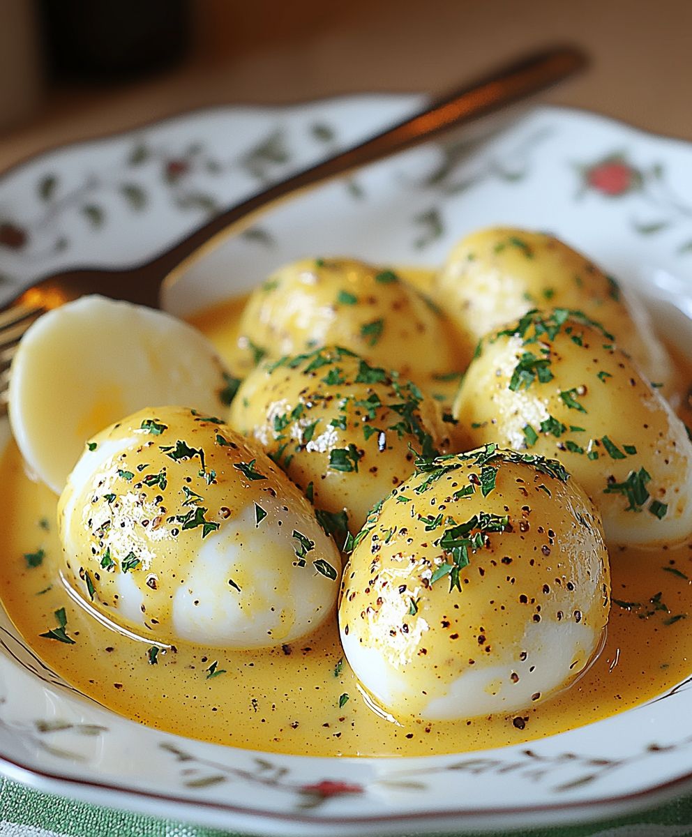Eier Senfsauce Kartoffeln