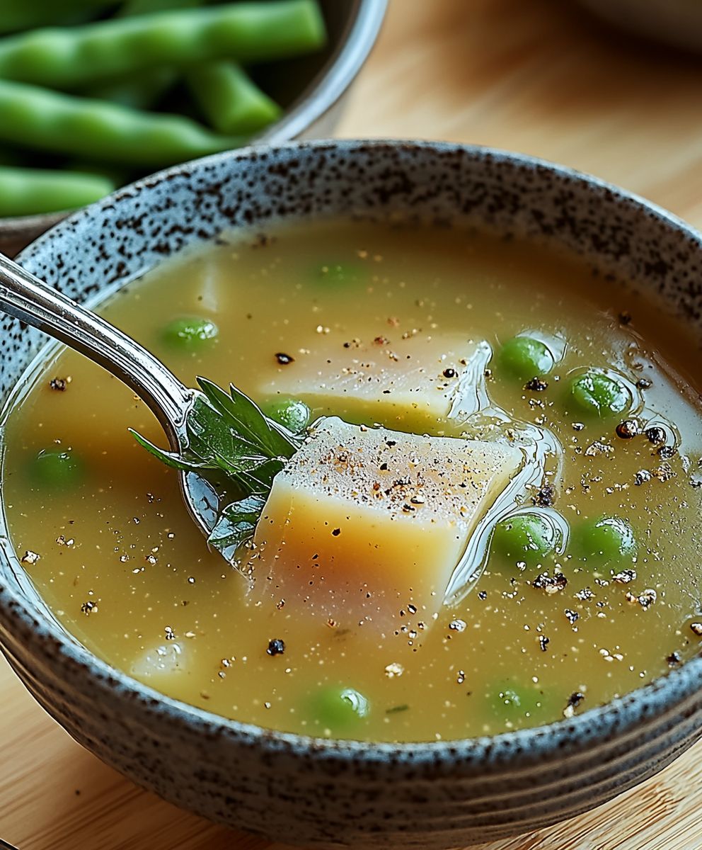 Zuckerschoten Suppe
