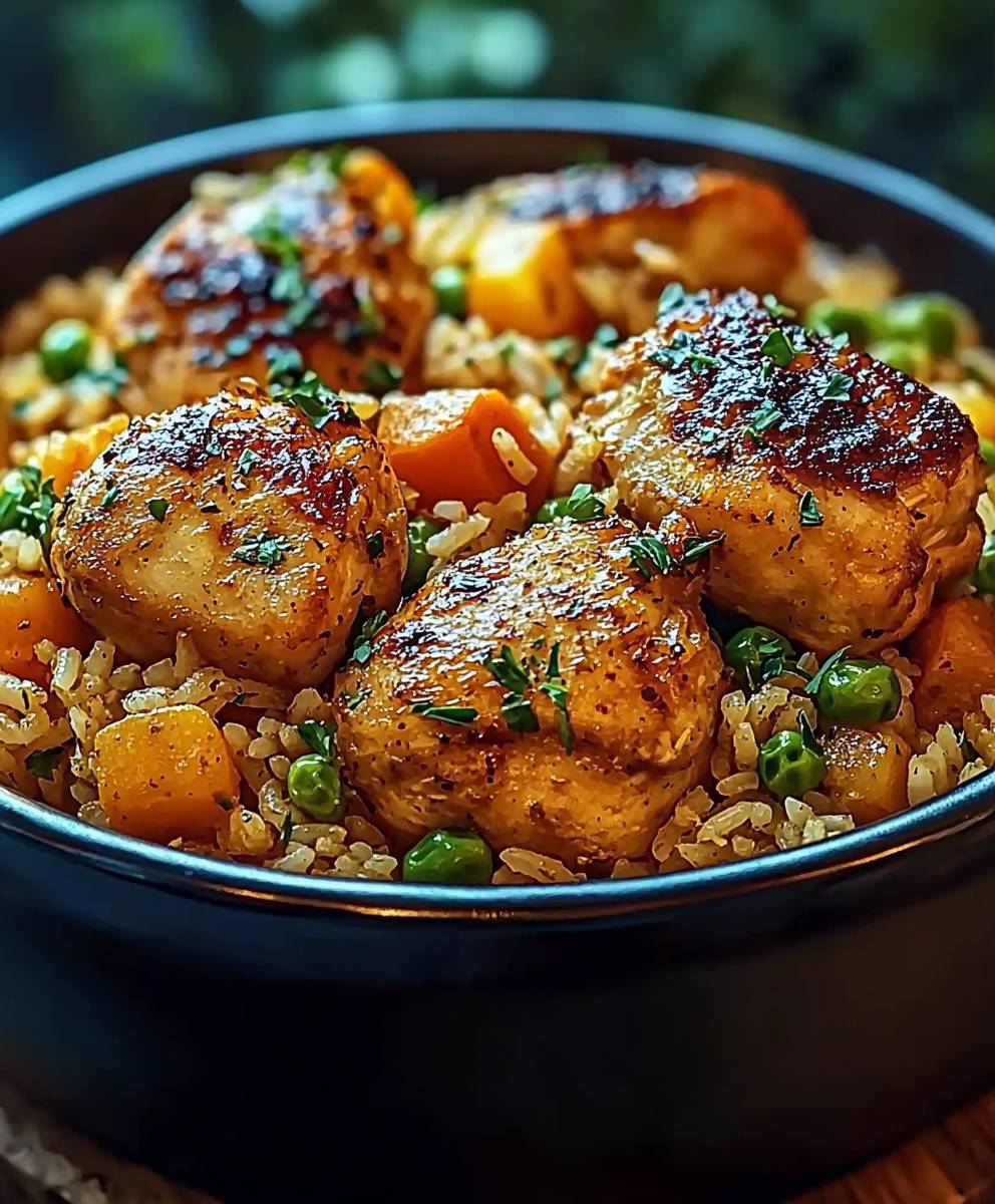 Eintopf Hähnchen Reis
