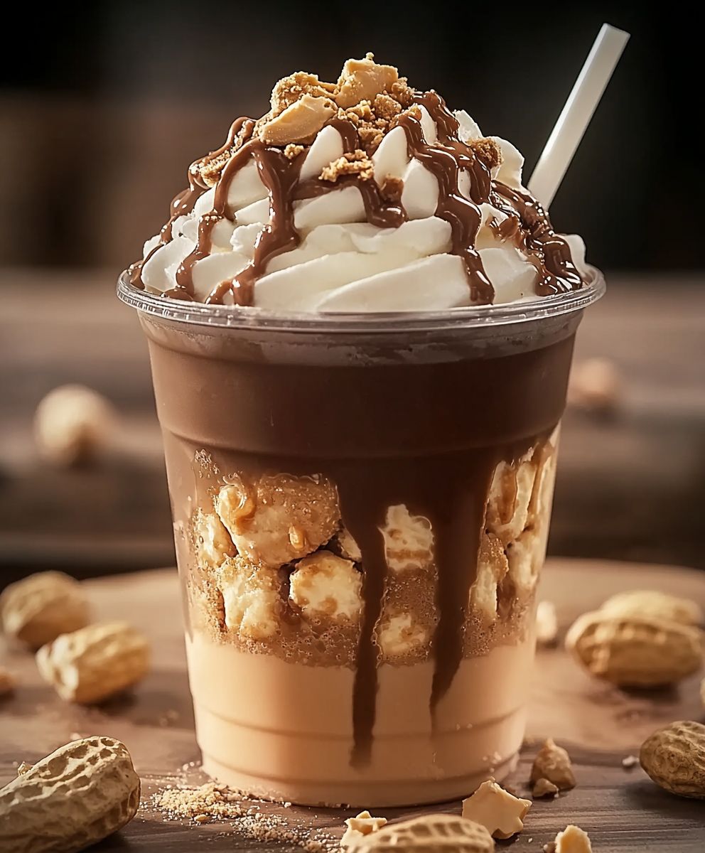 Erdnussbutter Frappuccino selber machen