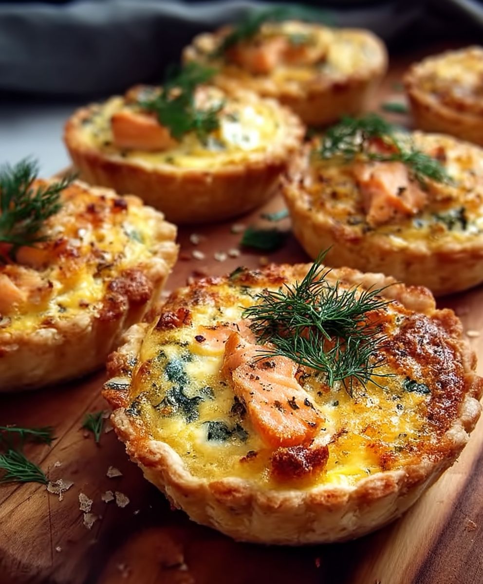 Lachs Quiche Mini