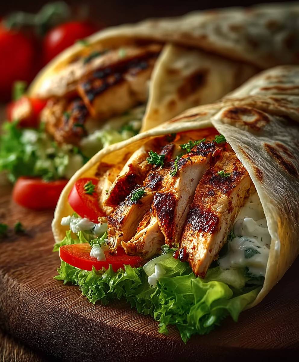 Hähnchen Shawarma selber machen
