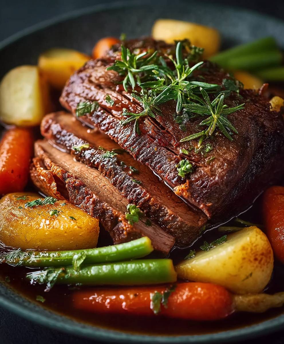 Rinderbraten mit Schmorgemüse