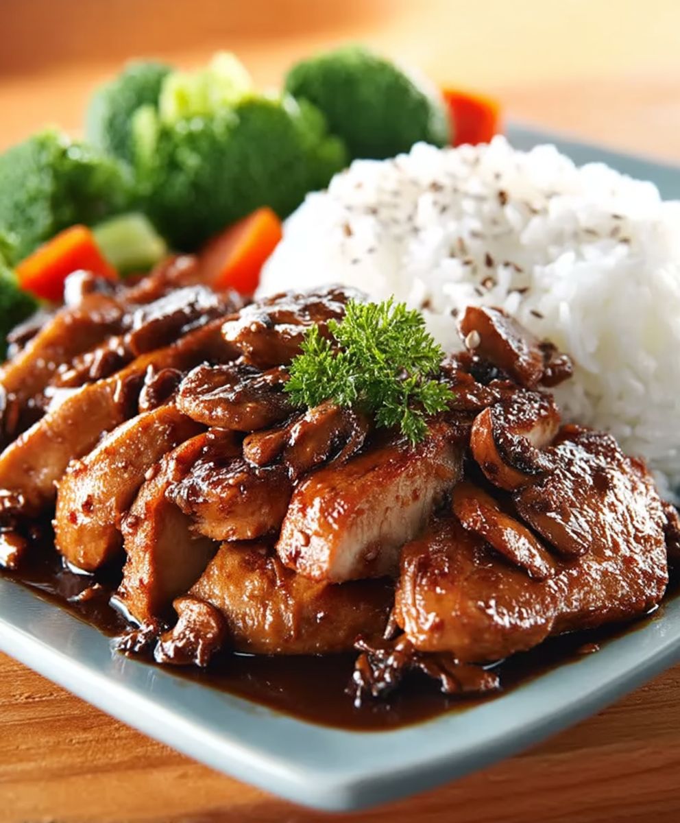 Teriyaki Hähnchenbrust marinieren